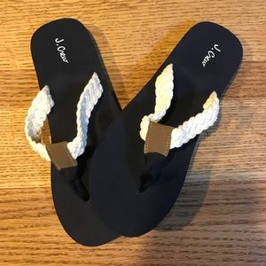 SOLD. J. Crew flip flops